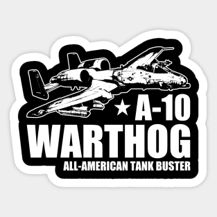A-10 Warthog - All-American Tank Buster Sticker